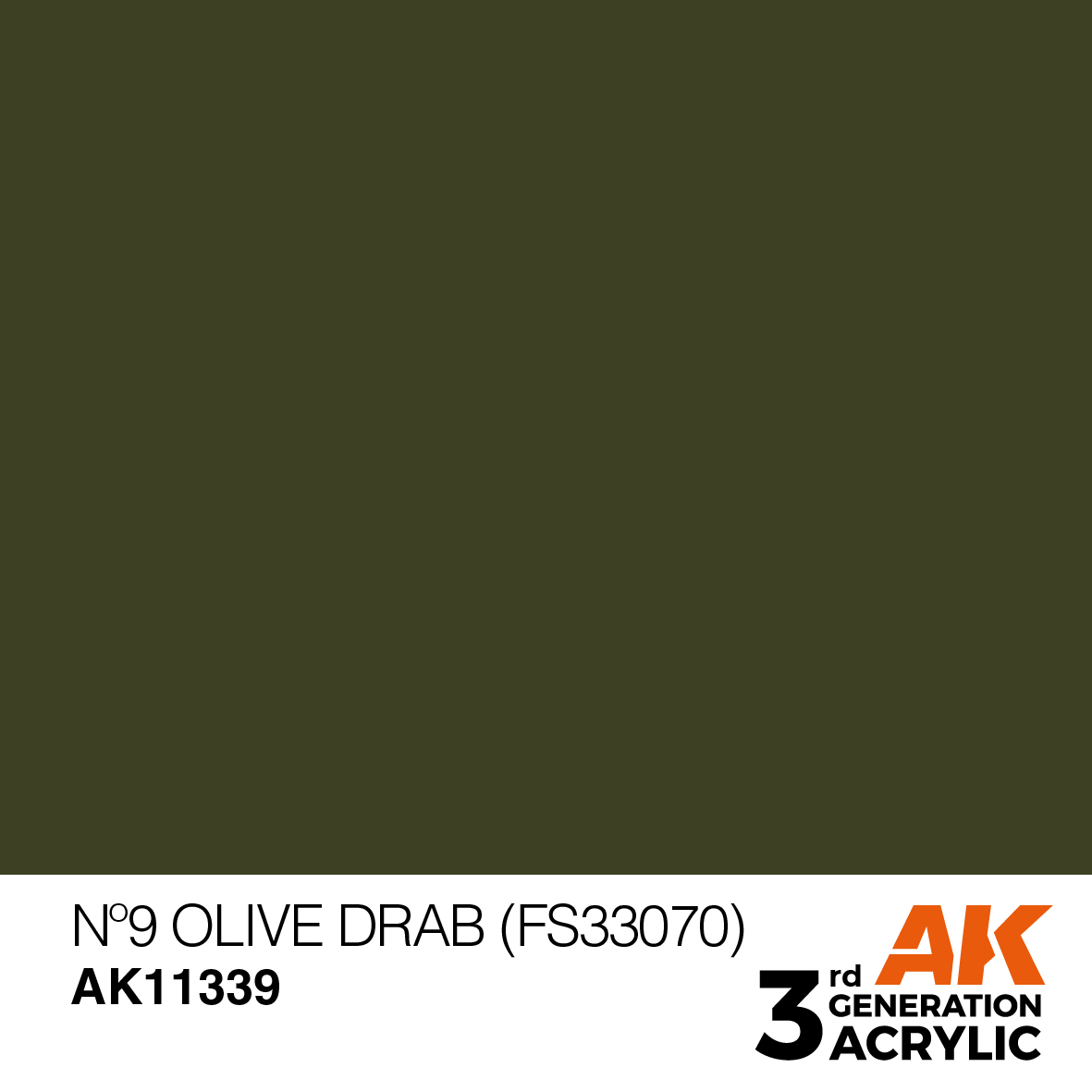 Nº9 OLIVE DRAB (FS 33070)