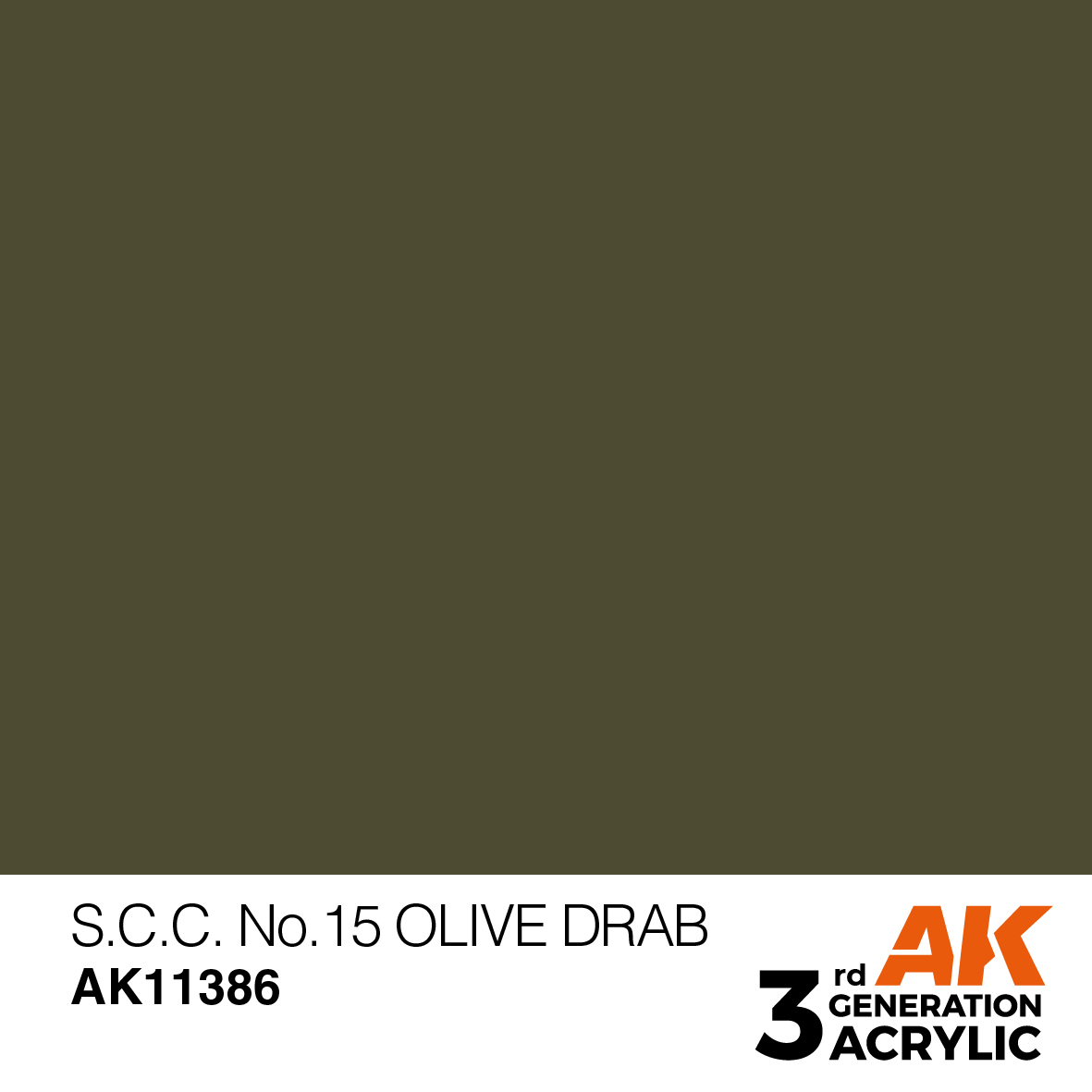S.C.C. NO.15 OLIVE DRAB